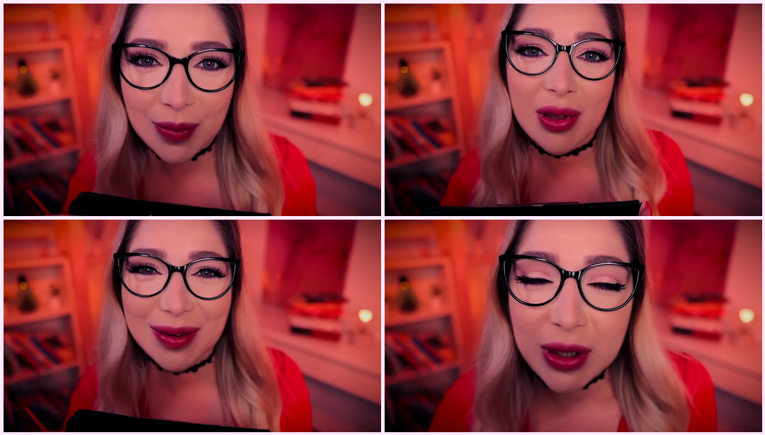 ASMR 调情老师想在课后见到你 非常私人的问题，写作的声音 Tati ASMR视频