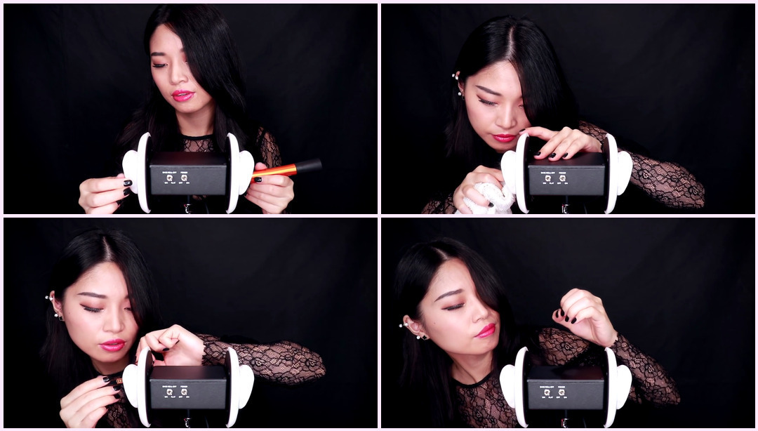 [ASMR]~脑融化~睡眠治疗（双耳触发器） Tingting ASMR视频