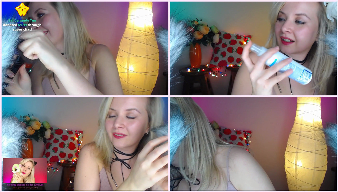 为这个 ASMR 制作了甜蜜的流 Valeriya ASMR视频