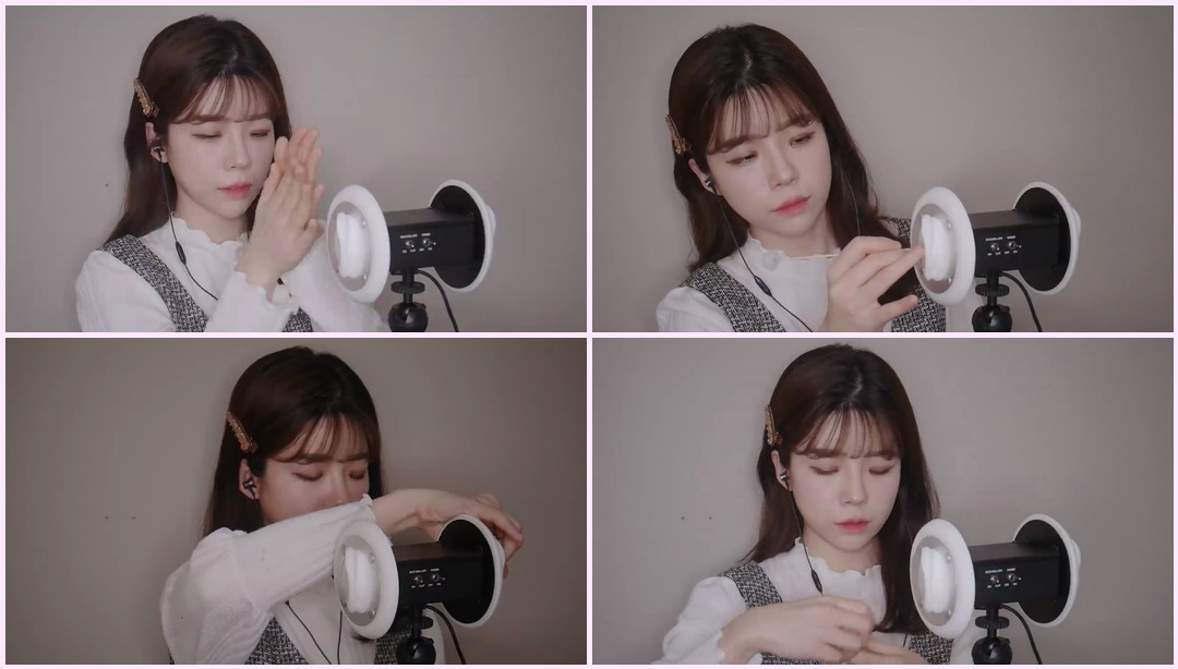 ASMR ( , , , ... ) 耳朵清洁 不说话 妍珠 ASMR视频