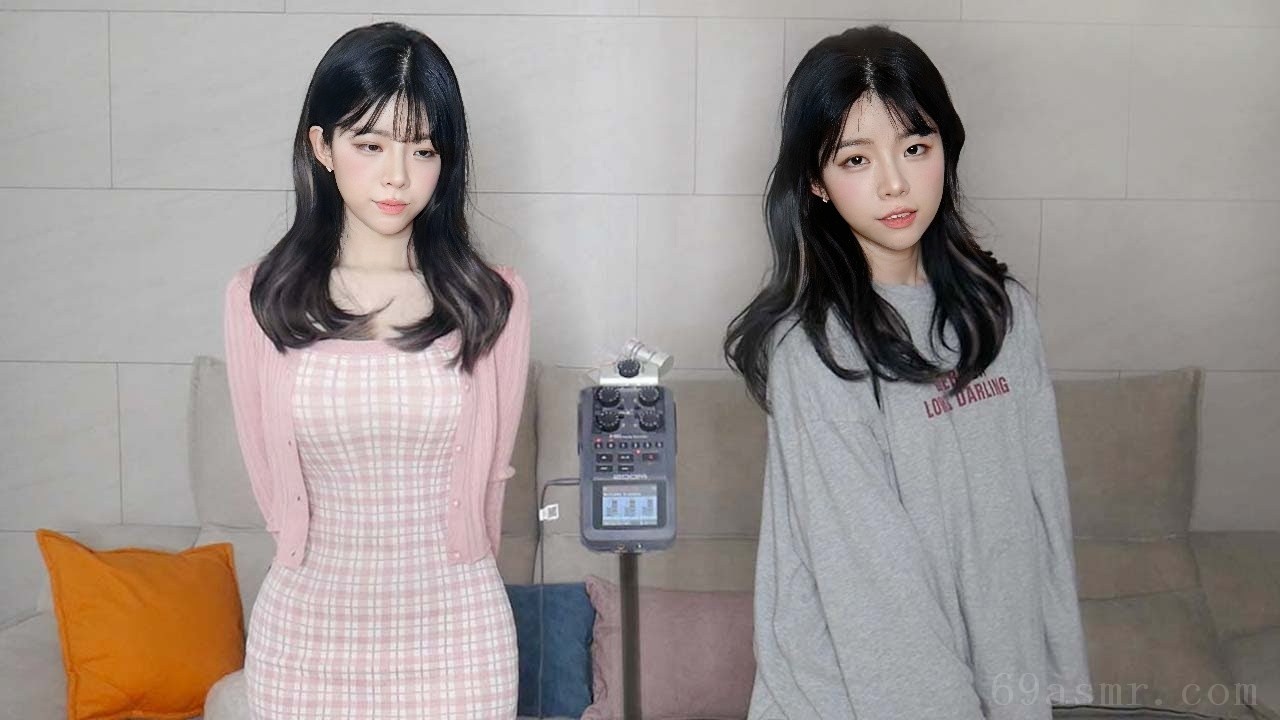 ASMR Sucker Twins Unnie 由远及近，有空间感，充满刺痛感，各种单词重复│Far To Close Trigger Words Tingle