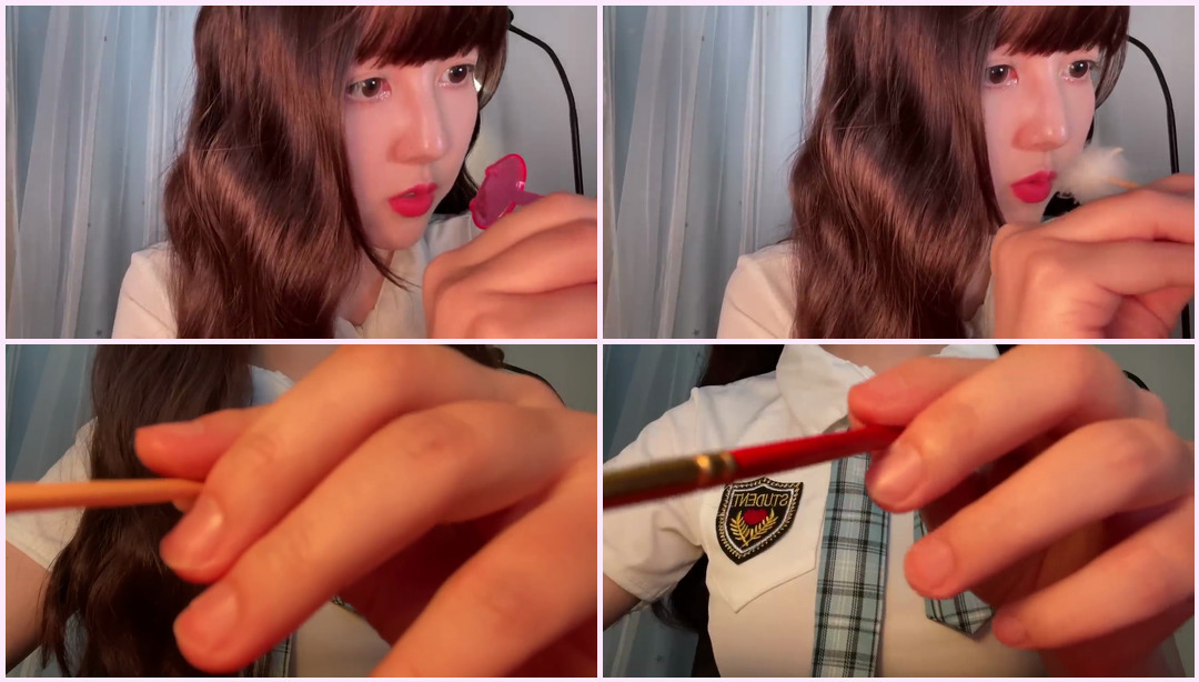 ASMR School 初中女生做你的耳朵清洁 RP Noah ASMR视频