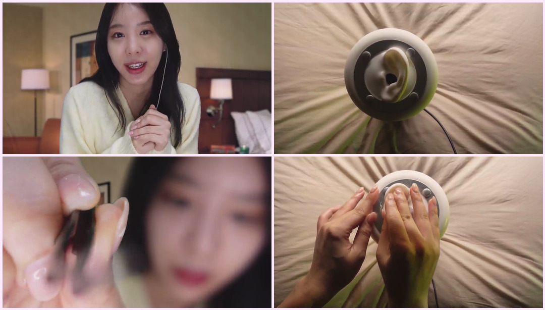 ASMR 耳朵清洁&按摩 RP｜SUB 耳朵脱毛油 凡士林按摩 耳朵按摩 清洁 减压 dalsoon ASMR视频