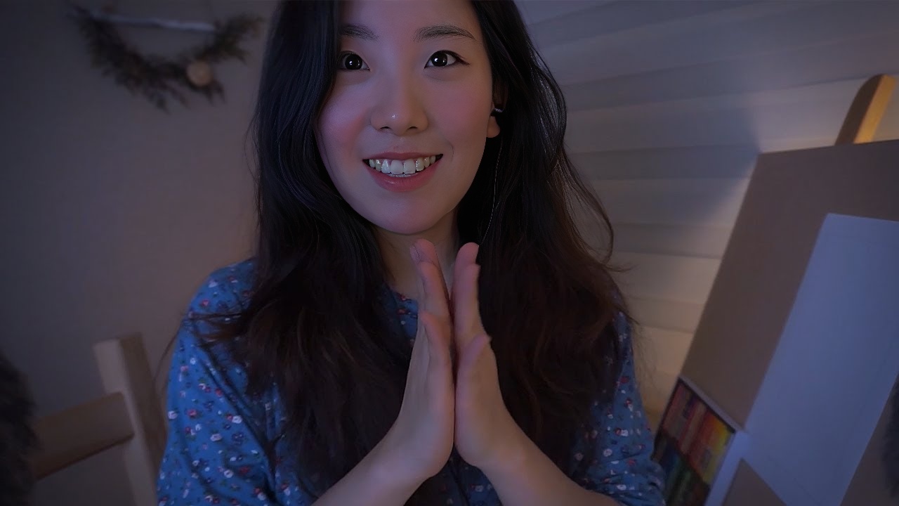 ENG ASMR Rainy Day Drawing #02 Rainy Day，第二幅画 :)