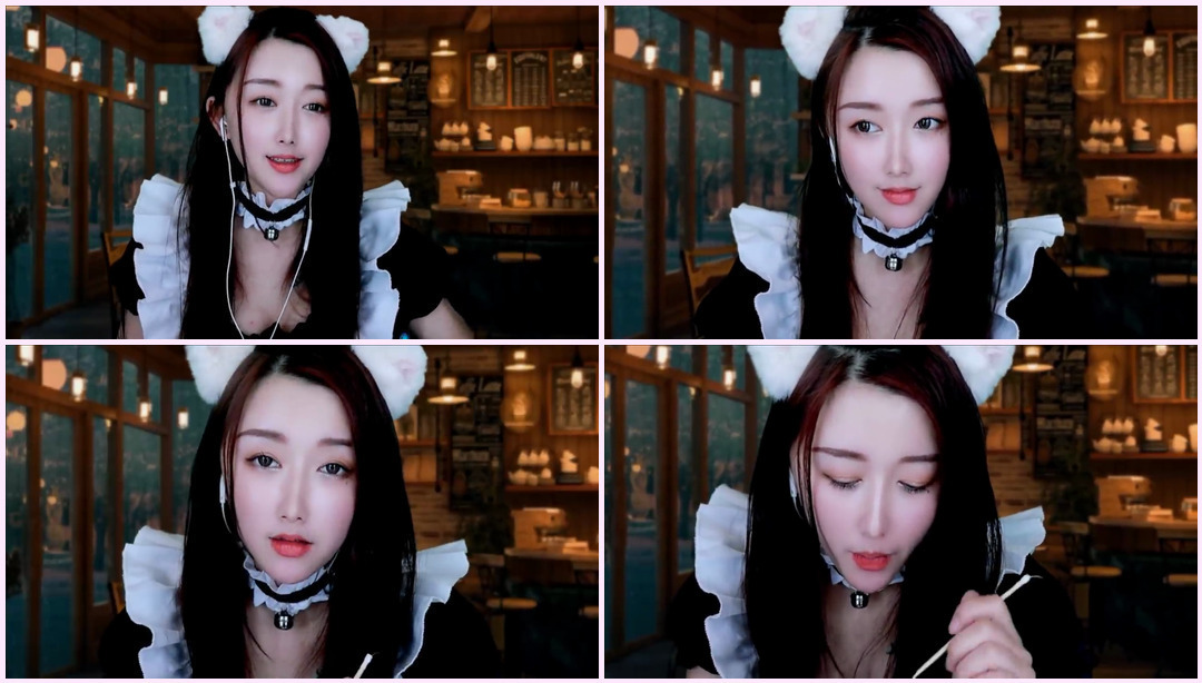 【ASMR】温柔女仆咖啡店＋手磨咖啡＋轻语聊天＋掏耳服务｜메이드카페，귀청소|Maid Cafe 猫耳娘Asmr ASMR视频
