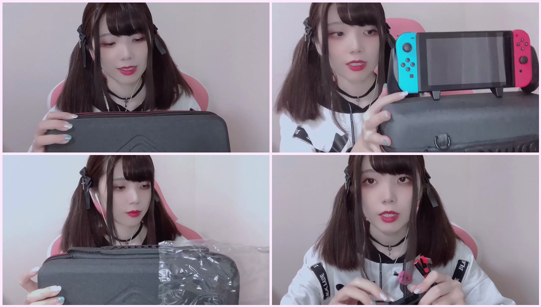 [ASMR] ZenGrip Whisper Tapping Open Switch Case 新品发布 满足 SwitchTapping + Whisper -- 猫耳娘Asmr ASMR视频