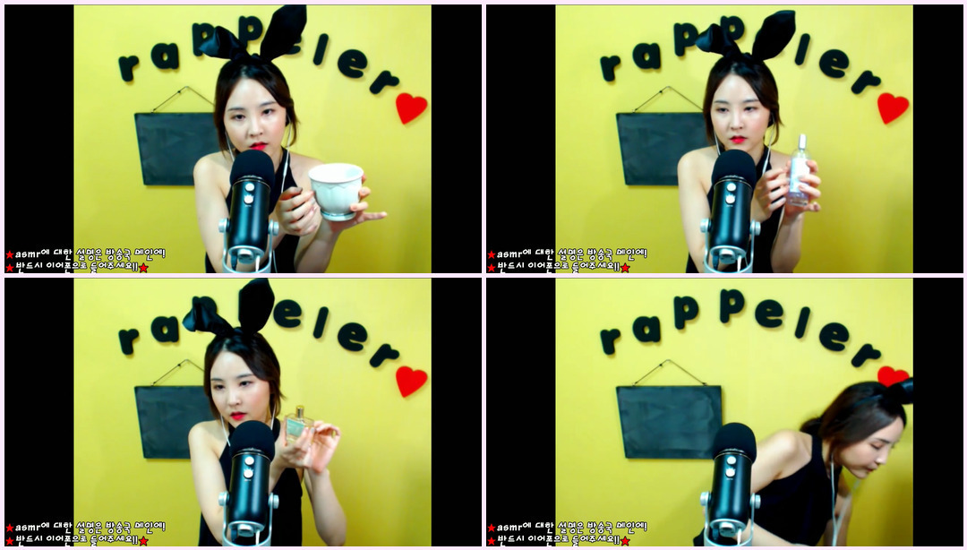 koreanKoreanASMR/敲击声和耳语 兔女郎Asmr ASMR视频