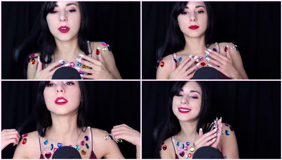 ASMR 宝石攻丝和刮痕 |手部动作 |保证刺痛帮助您入睡 | LunaRexx ASMR视频