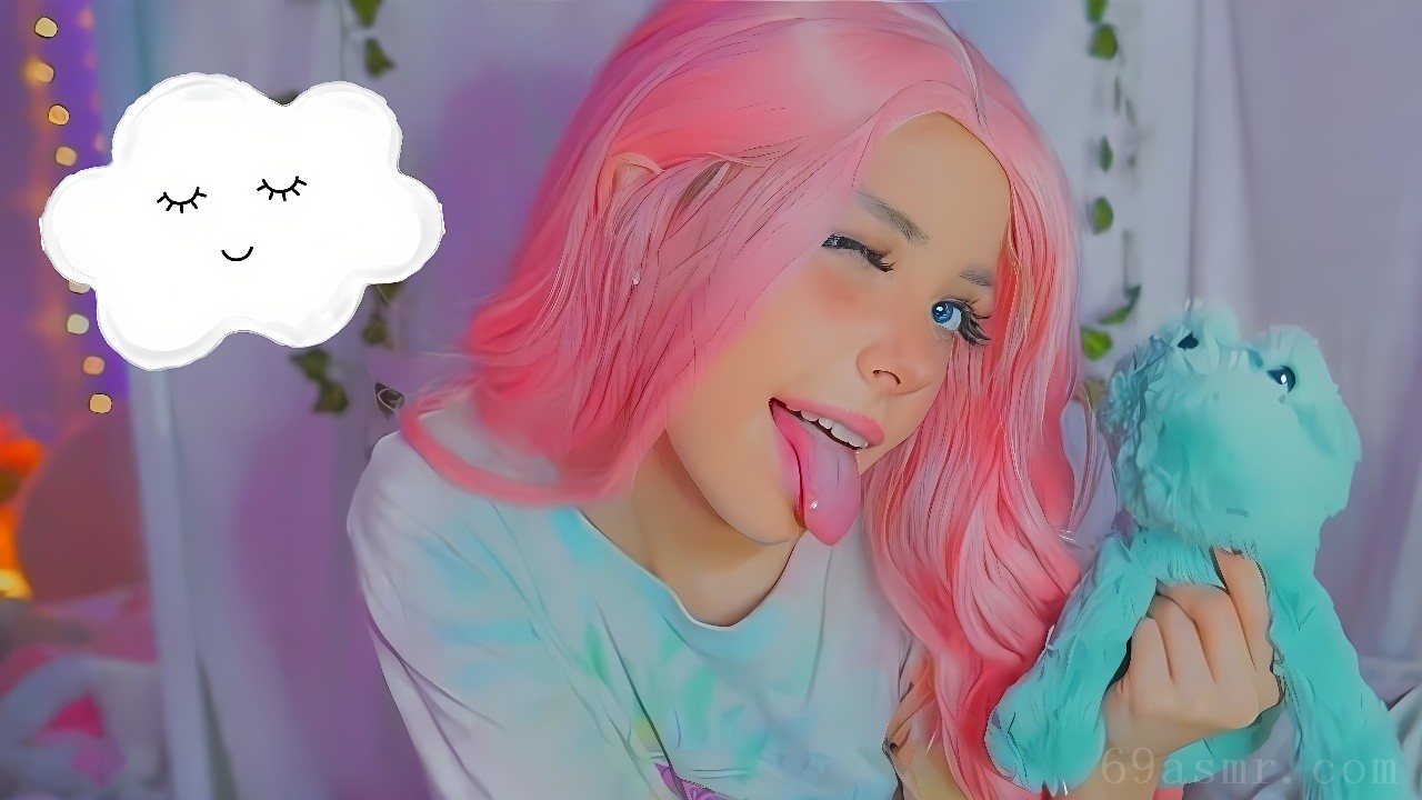 可爱的 ASMR |美学 |刷牙 |嘴里的声音 |彩虹 |面料 | EGIRL