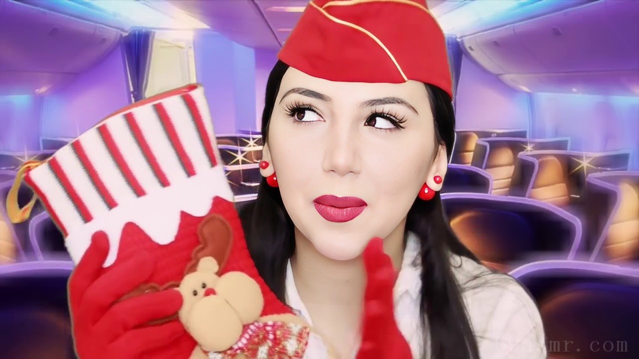 ASMR AIRLINES ️ 头等舱航班 ️ 放松唱歌睡觉 - 空姐角色扮演